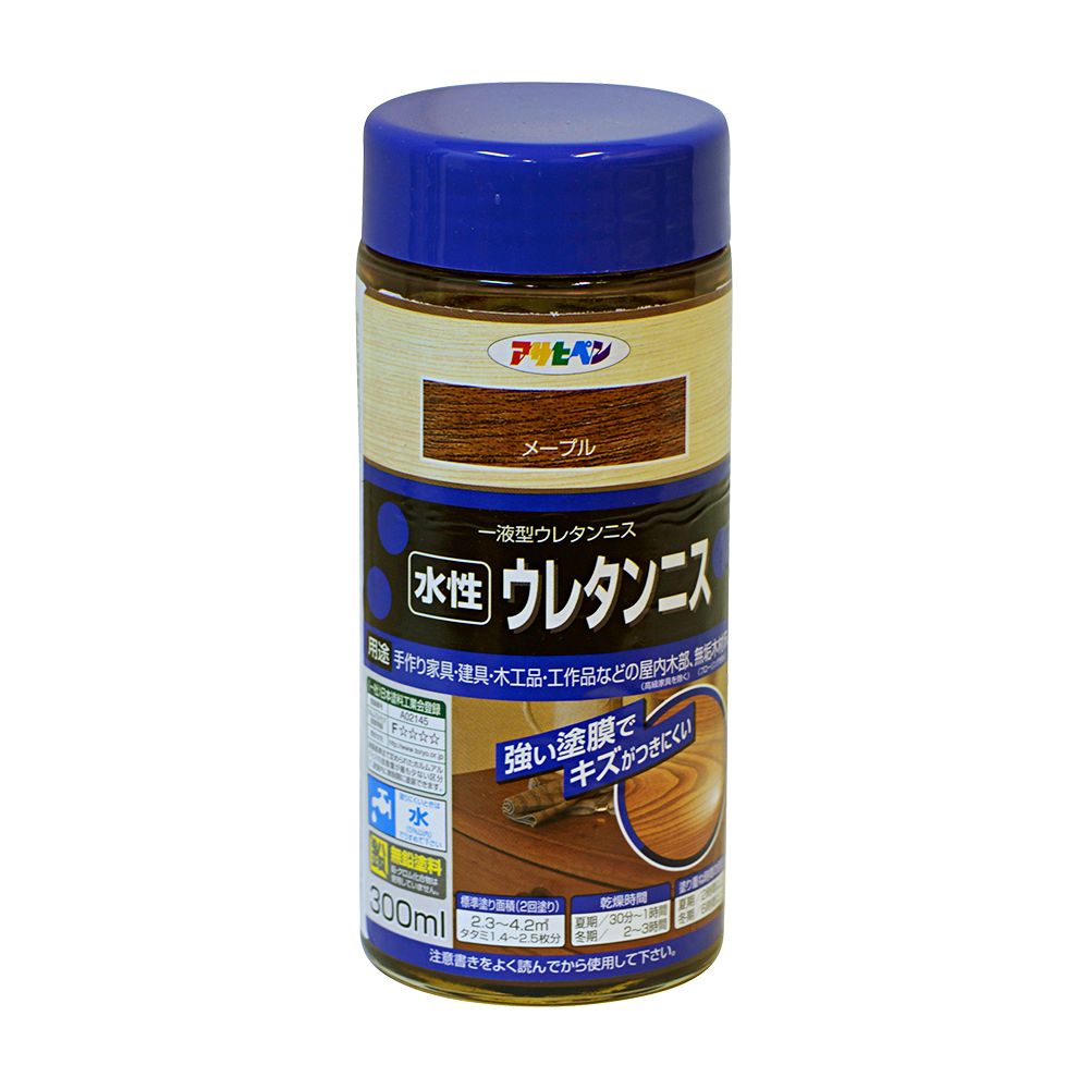 Asahipen Water-Based Urethane Varnish 300ml Maple
