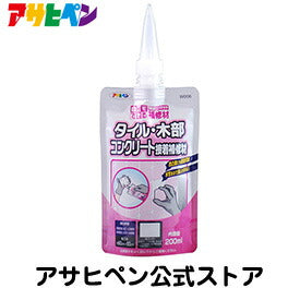 タイル・木部・コンクリート接着補修材 200ml アサヒペン ワンタッチ補修