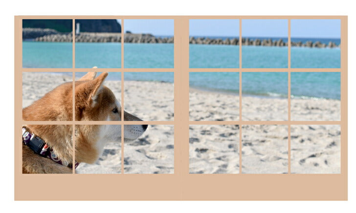 Shoji paper custom made on-demand ・2 sheets of shoji (width 92cm x height 100cm) Original anniversary gift 4 times stronger Glue