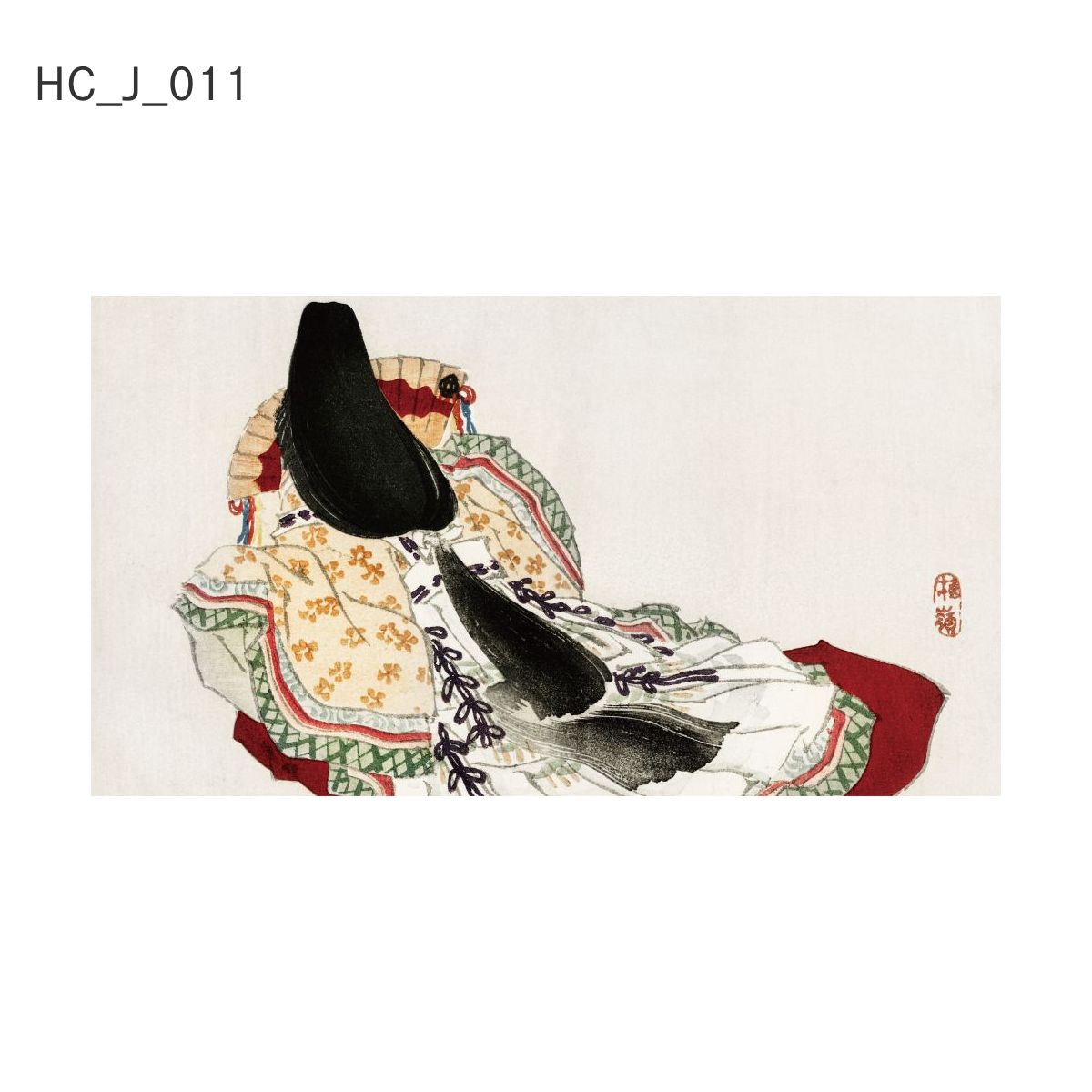 貼ってはがせる壁紙シート アートシリーズ 和の巨匠たち 日本の名画 HC_J_011 幸野楳嶺 源氏物語 若紫 シールタイプ 幅約120cm×高さ約66cm 1枚入り アサヒペン