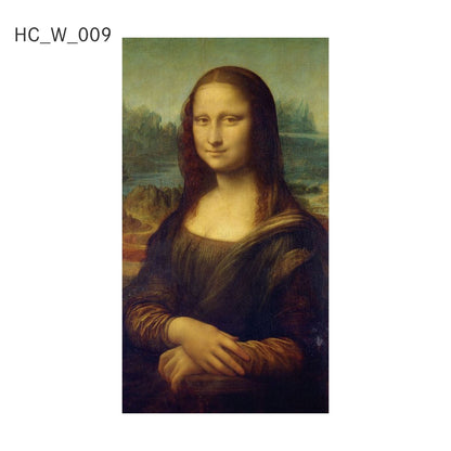 貼ってはがせる壁紙シート アートシリーズ 西洋の巨匠たち 世界の名画 HC_W_009 ダ・ヴィンチ モナリザ シールタイプ 幅約66cm×高さ約120cm 1枚入り アサヒペン