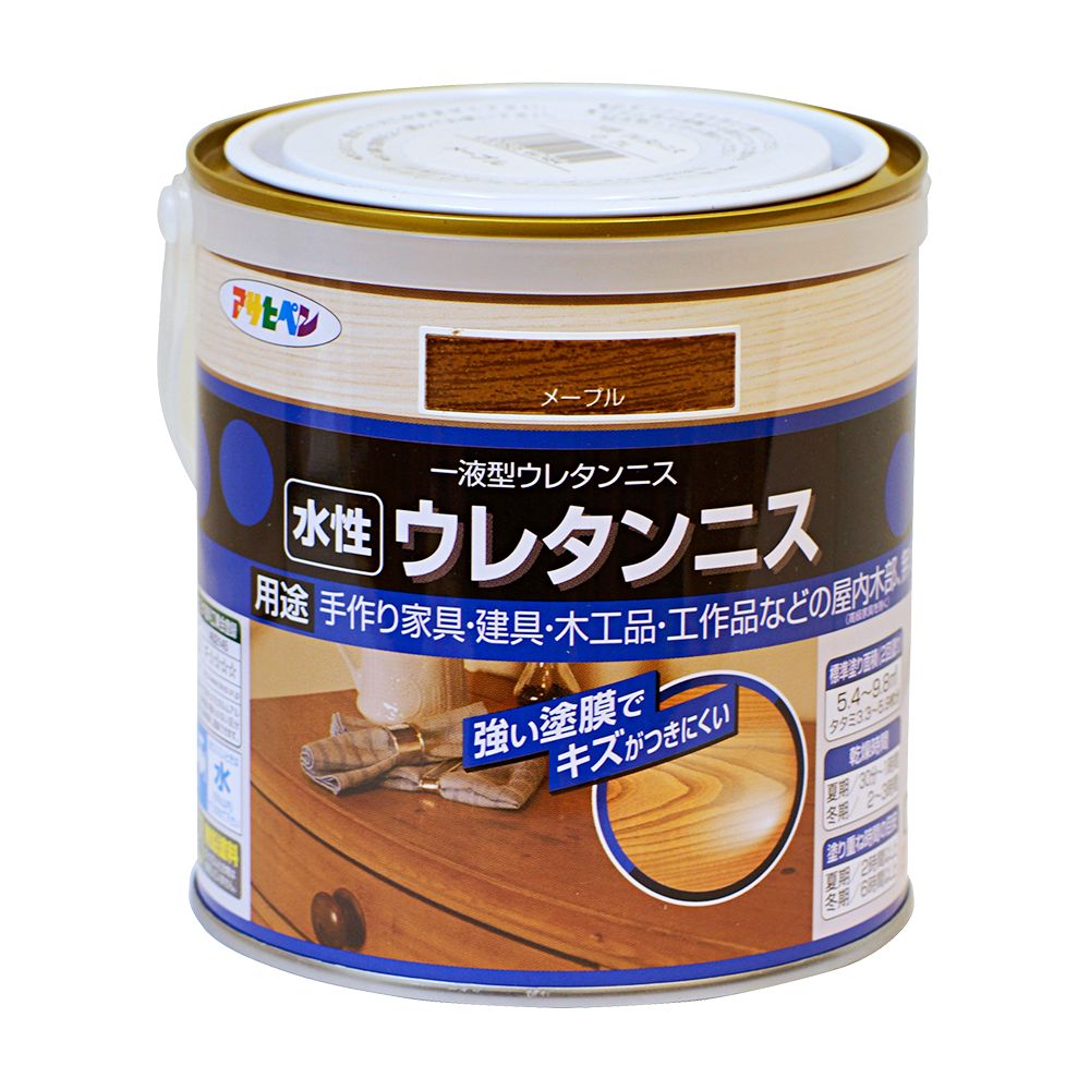 Asahipen Water-Based Urethane Varnish 0.7L Maple