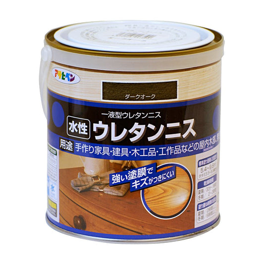 Asahipen Water-Based Urethane Varnish 0.7L Dark Oak