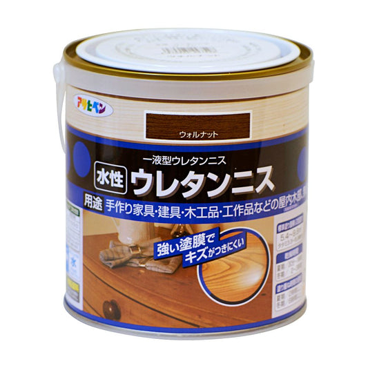 Asahipen Water-Based Urethane Varnish 0.7L Walnut