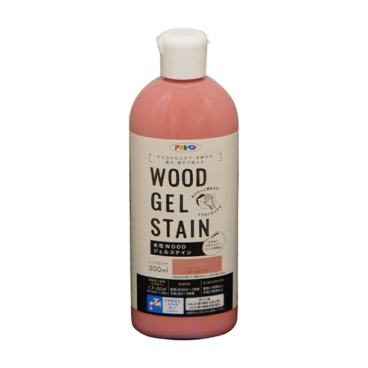 Asahipen Water-Based WOOD Gel Stain 300ml Rose Pink