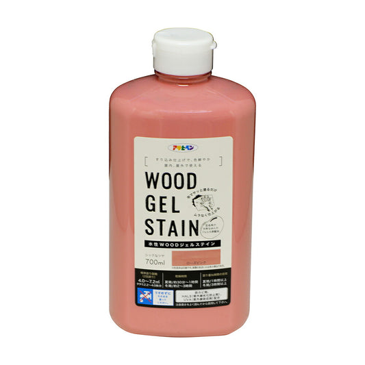 Asahipen Water-Based WOOD Gel Stain 700ml Rose Pink