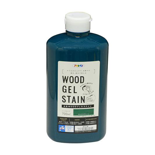 アサヒペン 水性WOODジェルステイン 700ml カシミヤグリーン