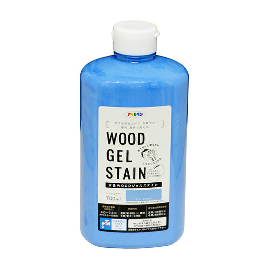 Asahipen Water-Based WOOD Gel Stain 700ml Chalk Blue