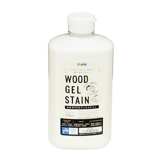 アサヒペン 水性WOODジェルステイン 700ml ホワイト