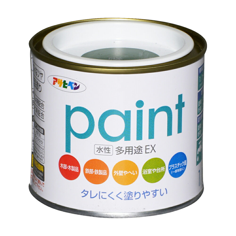 Asahipen Water-Based Multi-Purpose EX Water-Based Paint 1/5L Green