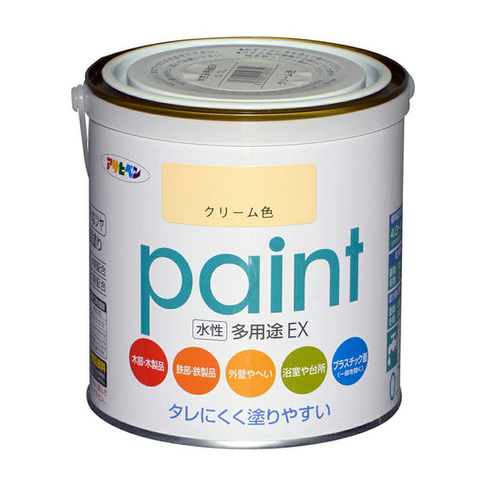 Asahipen Water-Based Multi-Purpose EX Water-Based Paint 0.7L Cream Color