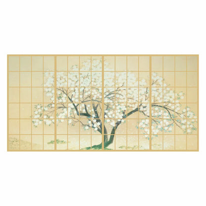 Shoji paper, Japanese masterpiece, Kobayashi Kokei, Kiyohime, Iri-so Sakura, TFT_015S, set of 4, glue-type, width 91cm x length 182cm, Asahipen