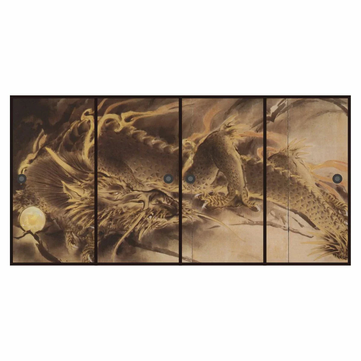 Fusuma paper, Japanese masterpiece, Ryushi Kawabata, Garyuu, TFT_016F, width 91cm x length 182cm, set of 4, Asahipen