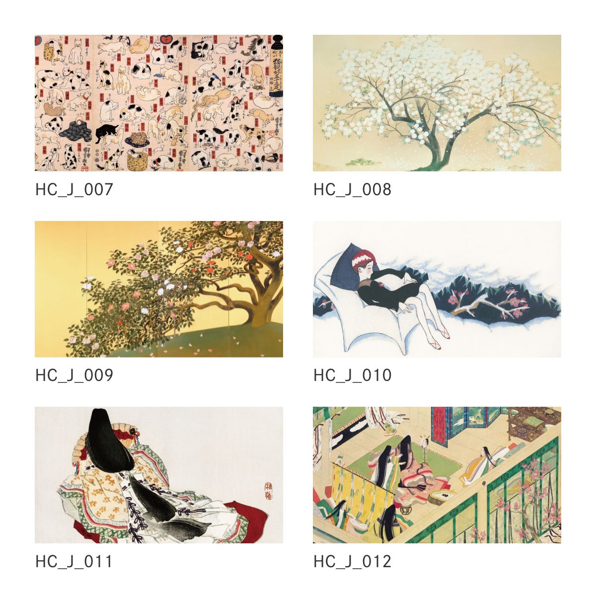 貼ってはがせる壁紙シート アートシリーズ 和の巨匠たち 日本の名画 HC_J_011 幸野楳嶺 源氏物語 若紫 シールタイプ 幅約120cm×高さ約66cm 1枚入り アサヒペン