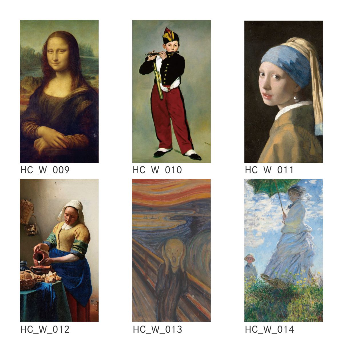 貼ってはがせる壁紙シート アートシリーズ 西洋の巨匠たち 世界の名画 HC_W_014 モネ 散歩、日傘をさす女性 シールタイプ 幅約66cm×高さ約120cm 1枚入り アサヒペン