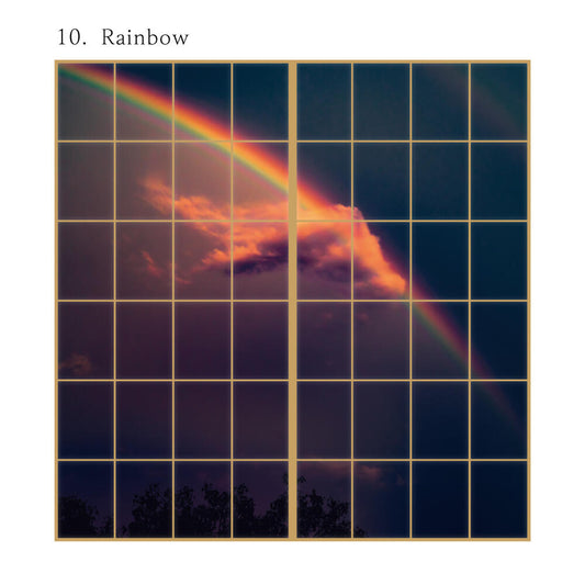 障子 空もよう障子紙 sky-10S Rainbow 91cm×182cm 2枚1組 のり貼りタイプ 障子紙 しょうじ紙 しょうじ モダン アサヒペン<br>おしゃれ 洋風 空 虹 夜空 柄 レインボー アート デザイン<br>