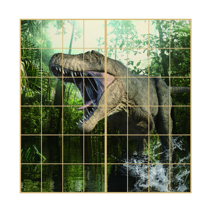 恐竜王国シリーズ T-REX咆哮 障子紙 92cm×184cm 2枚入り JP-002S のり貼りタイプ アサヒペン 恐竜 古代 迫力 柄 和室 洋室 洋風 モダン インテリア