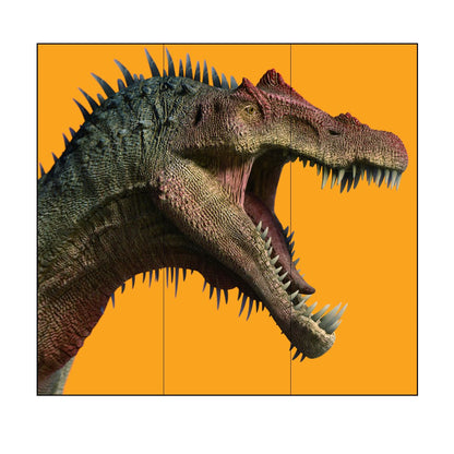 恐竜王国シリーズ 横顔 カベ紙 92cm×262cm 3枚入り JP-013W  恐竜 古代 迫力 柄 和室 洋室 洋風 モダン インテリア