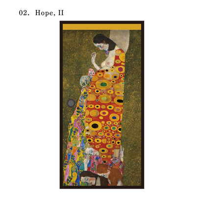 世界の名画 ふすま紙 グスタフ・クリムト Hope, II 1枚入り 水で貼るタイプ 幅91cm×長さ182cm 襖紙 アサヒペン WWA-002F