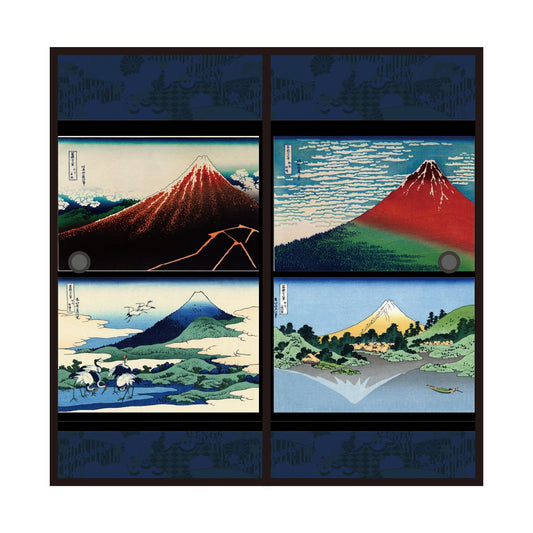 Ukiyo-e Fusuma Paper Katsushika Hokusai Daifuji 2 Sheets 1 Set Water Paste Type Width 91cm x Length 182cm Fusuma Paper Asahipen JPK-050F