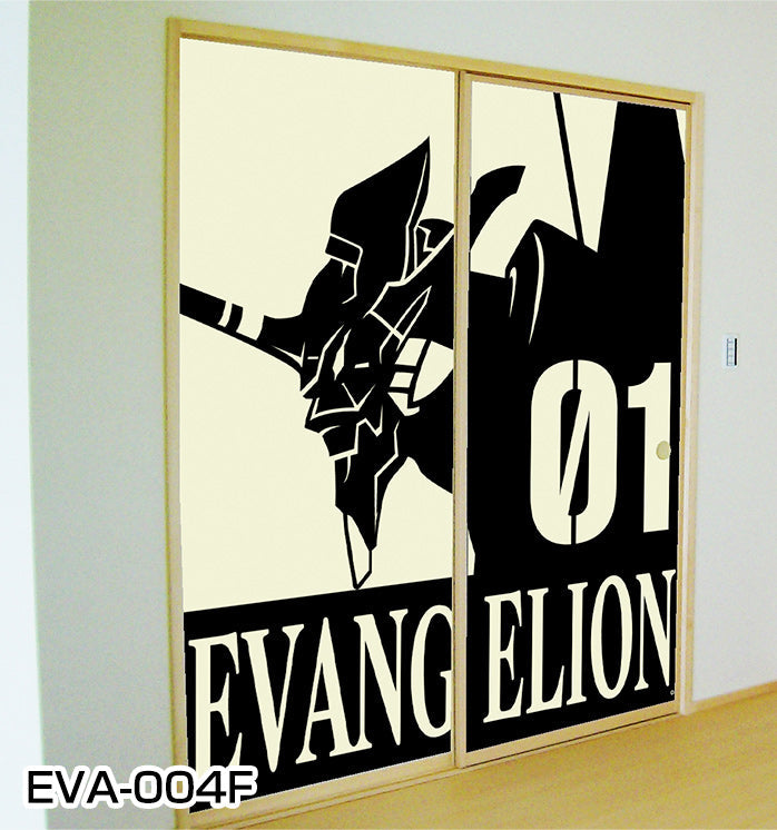 ふすま紙 エヴァンゲリオン EVA-004F 幅92cm×長さ182cm 2枚1組 アサヒペン