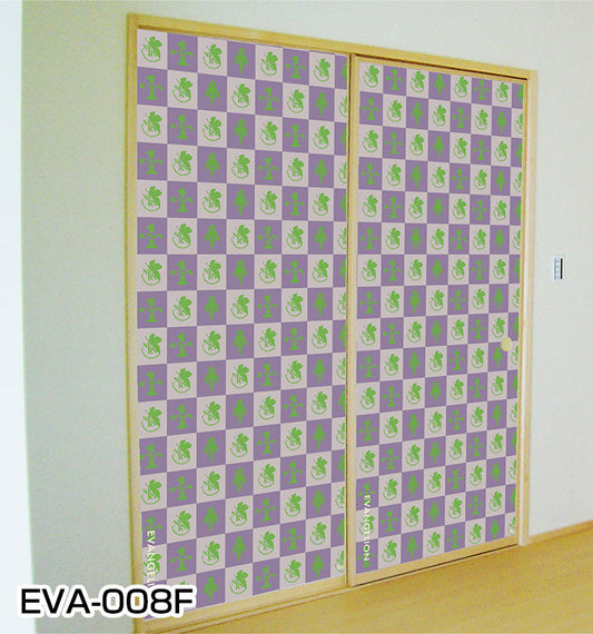 ふすま紙 エヴァンゲリオン EVA-008F 幅92cm×長さ182cm 2枚1組 アサヒペン