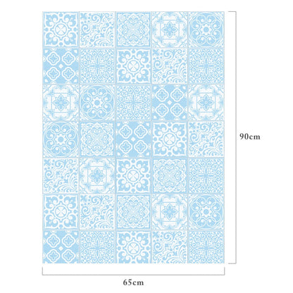 Wallpaper Sticker with Glue Hagaseruno 65cm x 90cm Blue Random Tile Repair Cloth Removable Wallpaper Remake Sheet Reupholstery DIY Stylish Adhesive Sheet HR-005 Asahipen