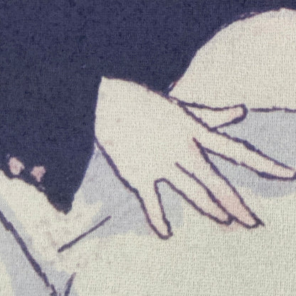 Japanese Famous Painting Fusuma Paper, Yumeji Takehisa, Yukino Yoru, Set of 2, Paste with Water Type, Width 91cm x Length 182cm, Fusuma Paper, Asahipen JTY_001F